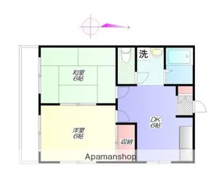 ヴィラホワイト本橋【2階】の間取り