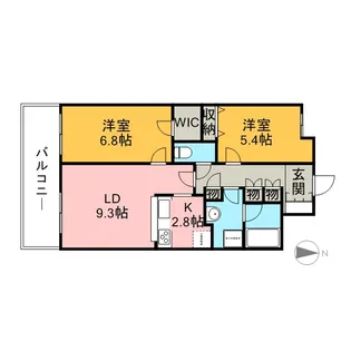 イストワール【13階】の間取り