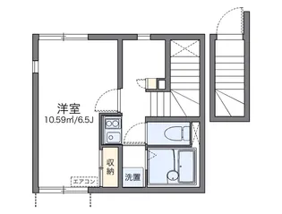 レオネクストココグランデ十条【2階】の間取り