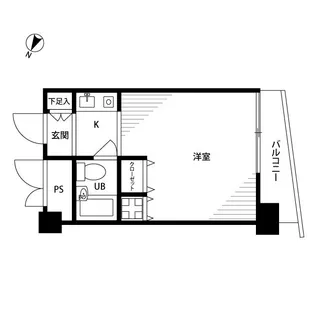 ジュヒロプラザ赤羽【6階】の間取り