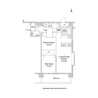 コンフォリア赤羽岩淵【9階】の間取り