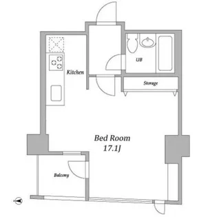 プライムスクェアシティ【6階】の間取り