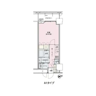 アンビエンテ駒込【6階】の間取り