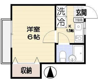 ウィスタリア【2階】の間取り