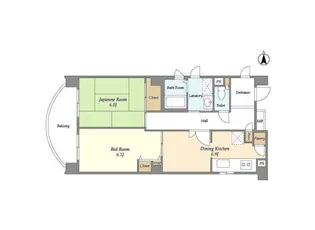 コーポレート連雀2号棟【4階】の間取り