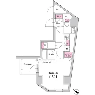 LEXE AZEST 赤羽【4階】の間取り