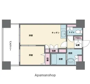 HF西新宿レジデンスWEST【4階】の間取り