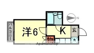 ハイムオレオ【2階】の間取り