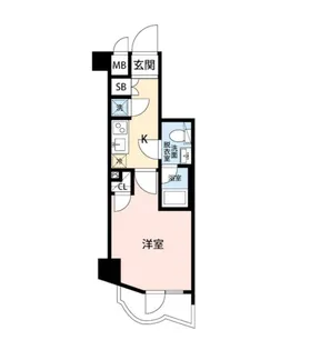 ブライズ早稲田東【6階】の間取り
