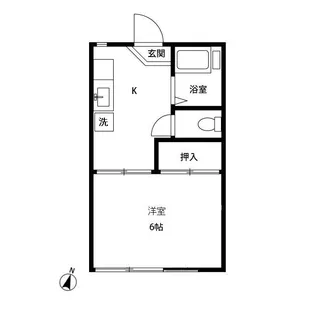 ドゥエル南荻窪【2階】の間取り