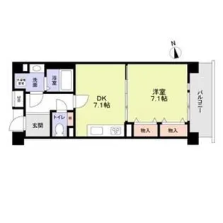 コーポレート武蔵境【1階】の間取り