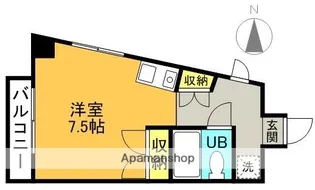 ウィスタリア西荻【3階】の間取り