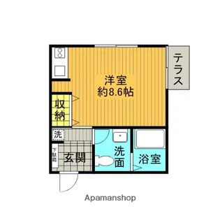 コアパレス常葉3【1階】の間取り