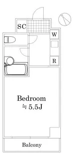 明治製菓・スカイコート荻窪ビル【312号室】の間取り