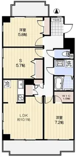 コロニァ・ハウス【2階】の間取り