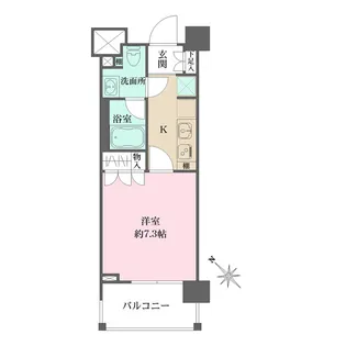 プリムヴェーレ【6階】の間取り