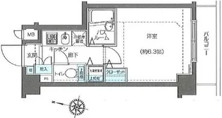フェニックス西新宿弐番館【4階】の間取り