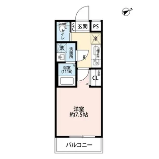 プレール・ドゥーク吉祥寺【1階】の間取り
