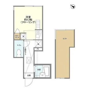 プレステージ笹塚【1階】の間取り
