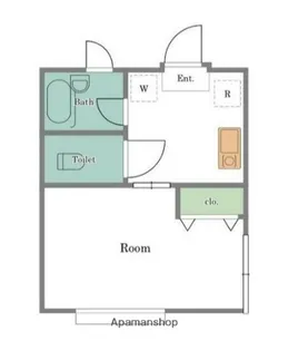 ふるーる東中野【2階】の間取り