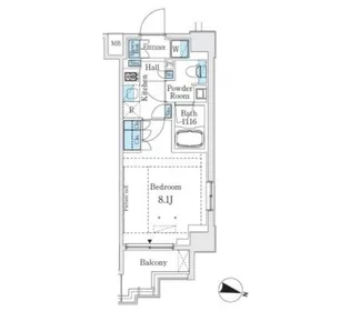GLACIER大塚【9階】の間取り