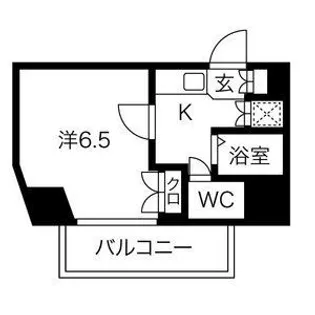 スパシエレジデンス1ST.【2階】の間取り