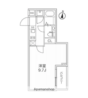ビバリーホームズ石神井台【3階】の間取り