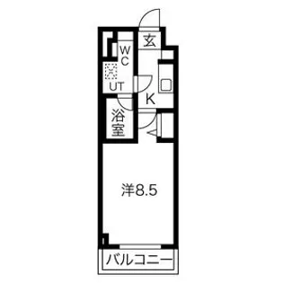 エルフォルテ赤羽西【1階】の間取り