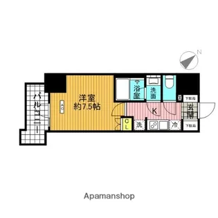 プレール・ドゥーク王子【4階】の間取り