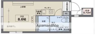 ココフラット武蔵関【2階】の間取り