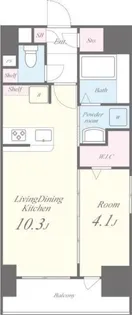 ROBUSTCOURT【4階】の間取り