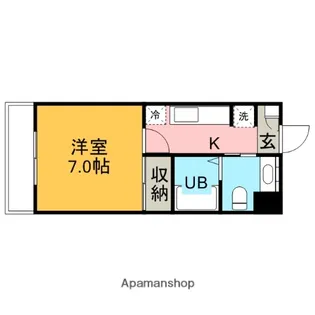 ピウフェリーチェ【4階】の間取り