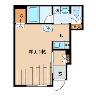 東京都世田谷区宮坂2丁目【アパート】の間取り