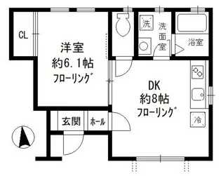 ルミエール・下石神井【1階】の間取り