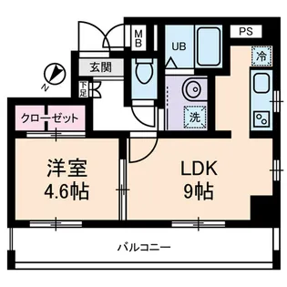 プレデパルク3【5階】の間取り