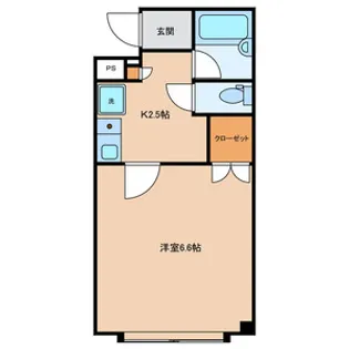 スピカ中山【3階】の間取り