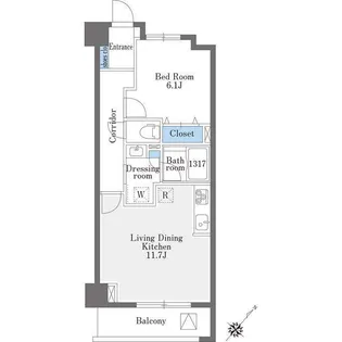 LA DOUCEUR巣鴨WEST【1階】の間取り