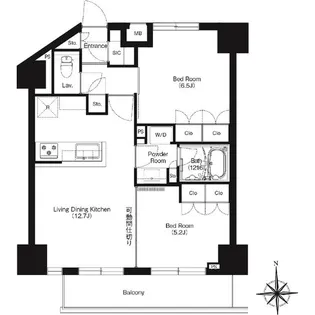 HF正光寺赤羽レジデンスⅡ【13階】の間取り