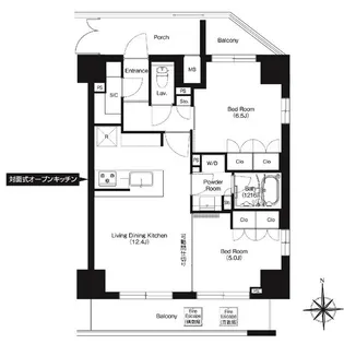 HF正光寺赤羽レジデンスⅡ【14階】の間取り