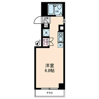 アイ・エステート阿佐ヶ谷【1階】の間取り