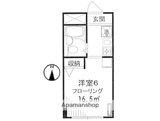 ラインハウス【3階】の間取り