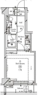 ラフィスタ本蓮沼【5階】の間取り