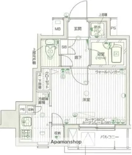 東京都杉並区高円寺南4丁目【マンション】の間取り