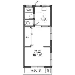 アーバンハイム成城(旧第2みどり荘)【2階】の間取り