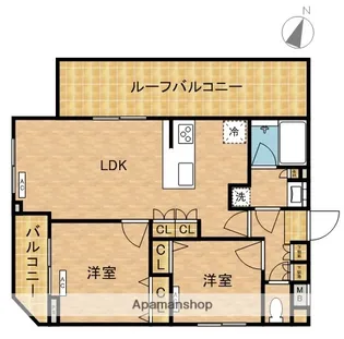 ラフィスタ北赤羽【5階】の間取り