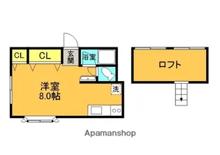 ラ・メゾン・ド・エス【2階】の間取り