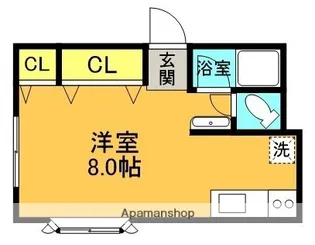 ラ・メゾン・ド・エス【1階】の間取り