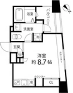 レニール本駒込【10階】の間取り