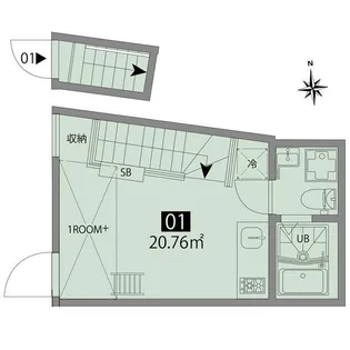 マツバラテラス【2階】の間取り