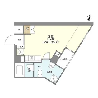 エスタート等々力【5階】の間取り